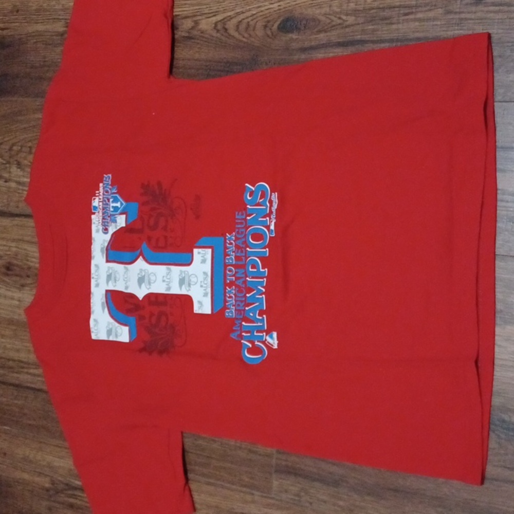 Texas rangers shirt youth boy sz L like new casual sporty